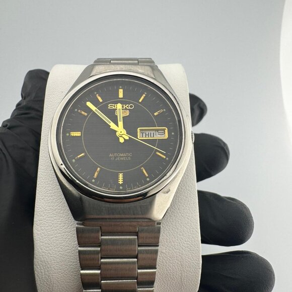 Seiko 5 Automatic 17 Jewels - Vintage Wrist Watch - Made in Japan - Picture 3 of 8